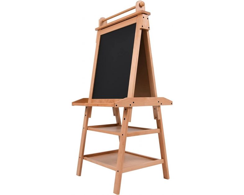MEEDEN Table Top Easel, H-Frame Studio Desktop Easel Adjustable Beechwood  Art Painting Display Easel, Portable Wooden Easel Stand for Artist